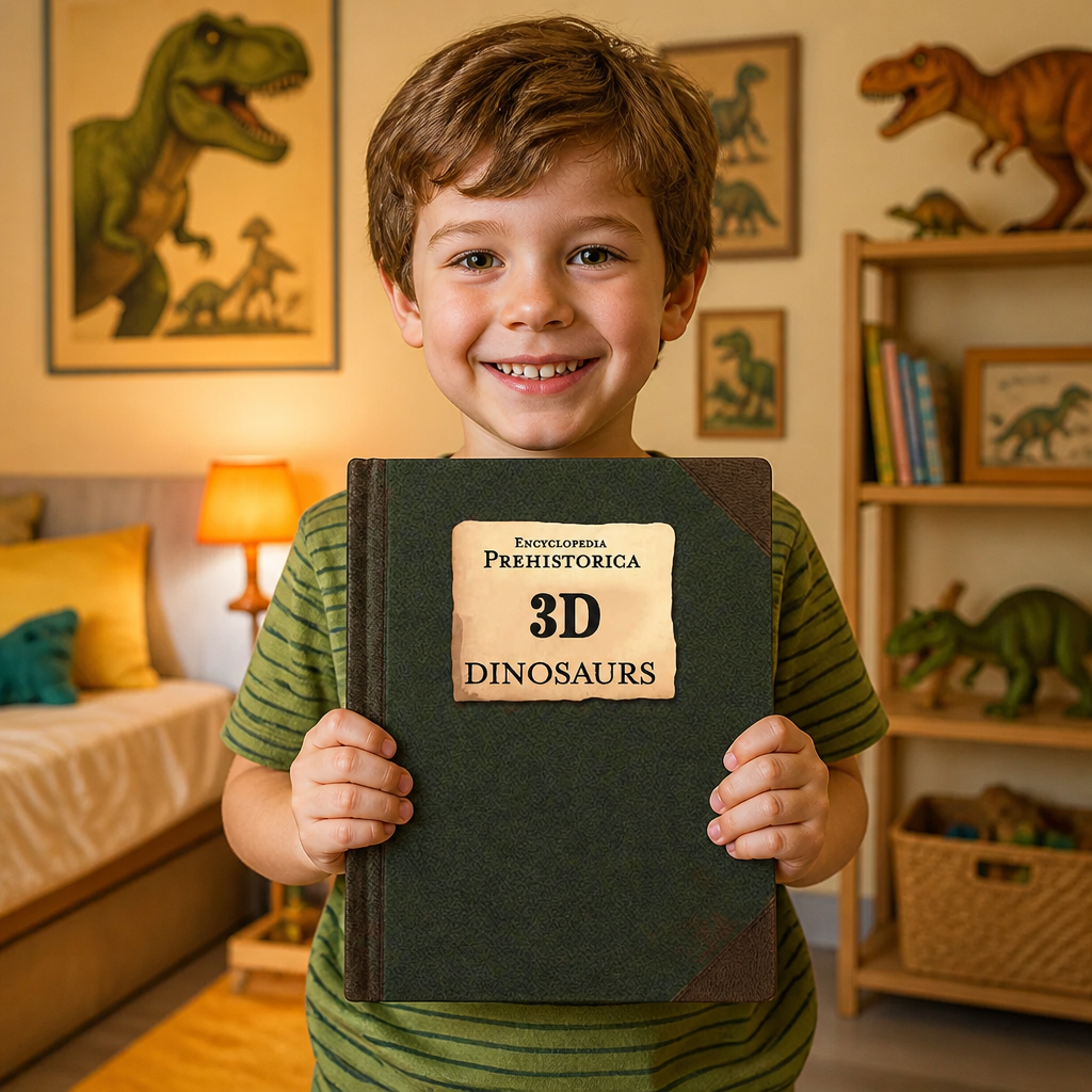 Enciclopedia Interactiva de Dinosaurios Pop-Up 3D