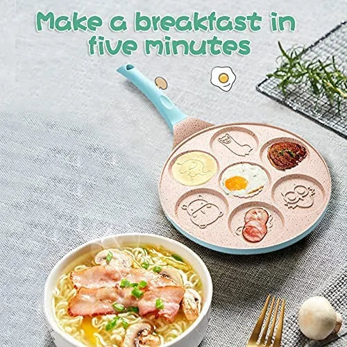 Sartén De Desayuno Para Niños - Divertidos Moldes Para Tortitas Y Huevos Fritos