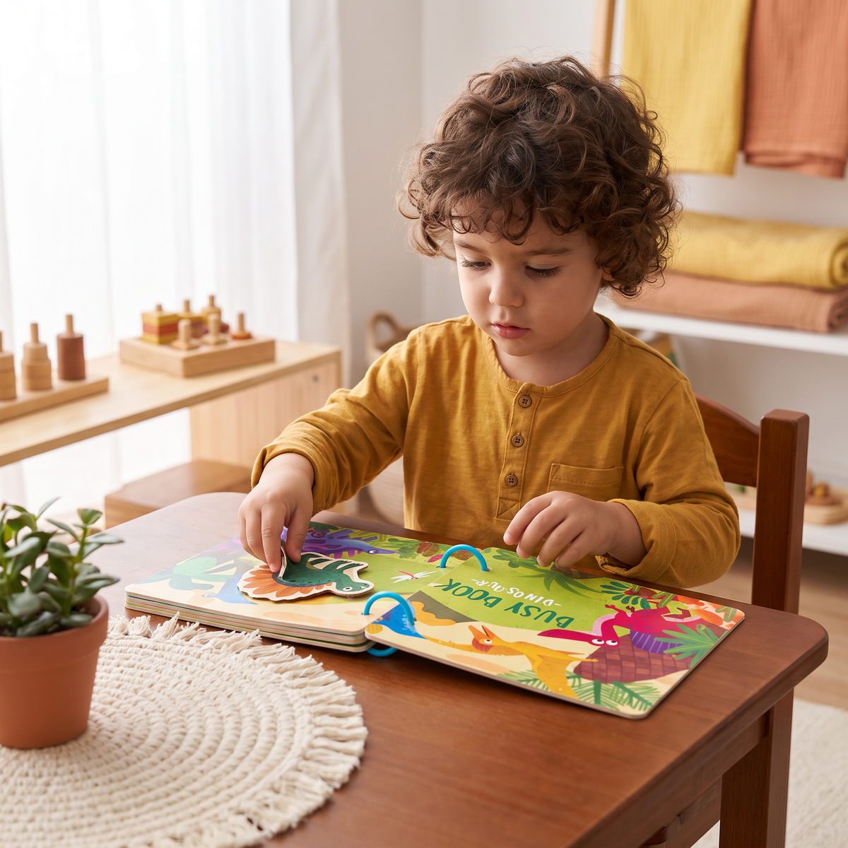 Libro Montessori de descubrimiento de profesiones para niños