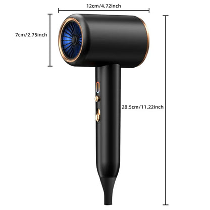 Secador de Pelo de Alto Rendimiento de 2400w con Función de Aire Frío y Caliente - Tecnología Iónica