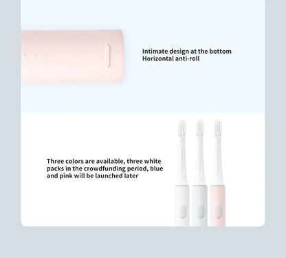 Cepillo de Dientes Sónico Eléctrico - Resistente Al Agua y Recargable por Usb