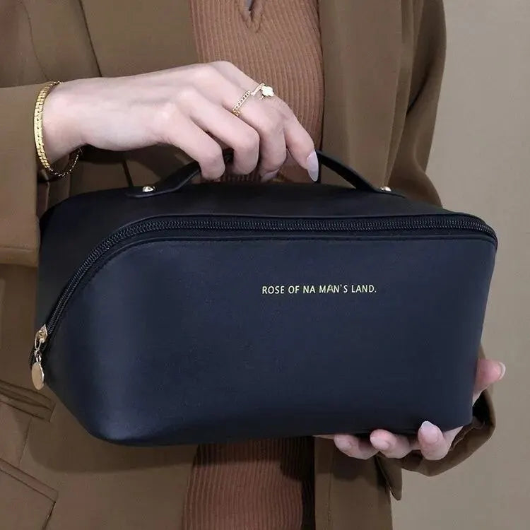 Organizador de Maquillaje de Viaje con Cremallera - Elegante Neceser Elegante Neceser de Maquillaje con Cremallera