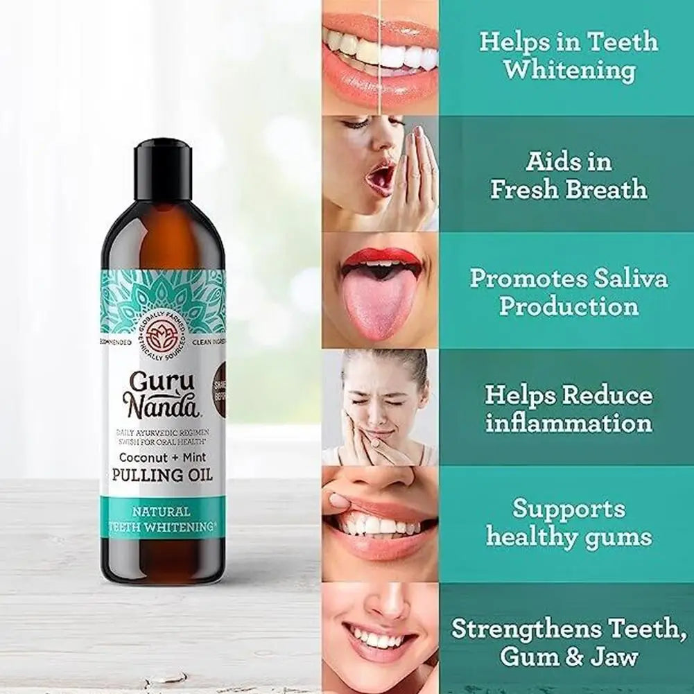Aceite Bucal Cocomint - 7 Aceites Esenciales y Vitaminas para el Cuidado Bucal Aceite Bucal Cocomint