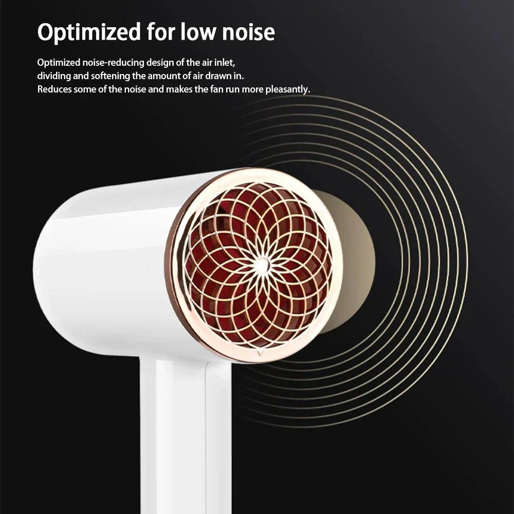 Secador de Pelo de Alto Rendimiento de 2400w con Función de Aire Frío y Caliente - Tecnología Iónica