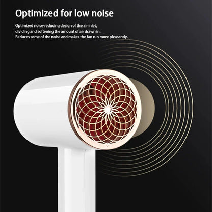 Secador de Pelo de Alto Rendimiento de 2400w con Función de Aire Frío y Caliente - Tecnología Iónica