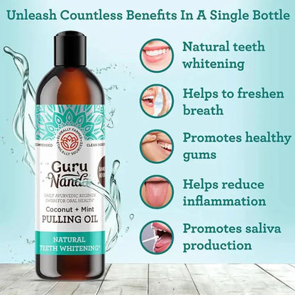 Aceite Bucal Cocomint - 7 Aceites Esenciales y Vitaminas para el Cuidado Bucal Aceite Bucal Cocomint
