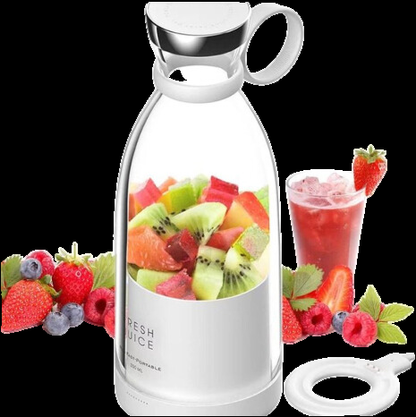 Batidora De Batidos Portátil Y Compacta Con Recipiente Para Fruta Y Tapa Para Beber