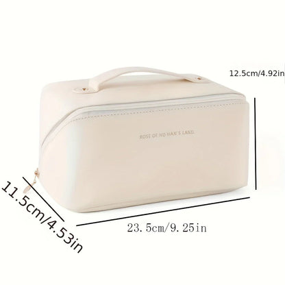 Organizador de Maquillaje de Viaje con Cremallera - Elegante Neceser Elegante Neceser de Maquillaje con Cremallera