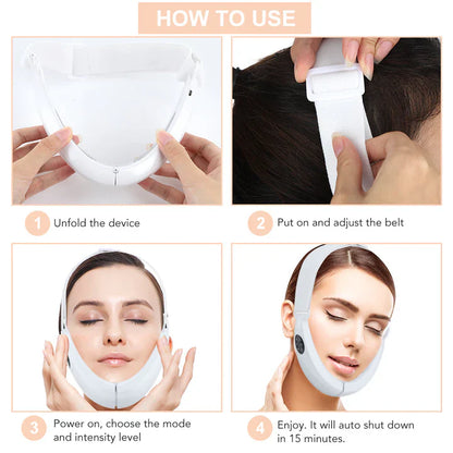 Estimulador Facial Ems con Terapia Led - Lifting Facial y Eliminador de Papada
