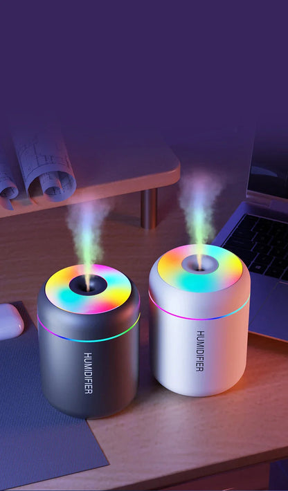 Humidificador Compacto Con Aromaterapia Alimentado Por Usb Para El Coche Y El Dormitorio