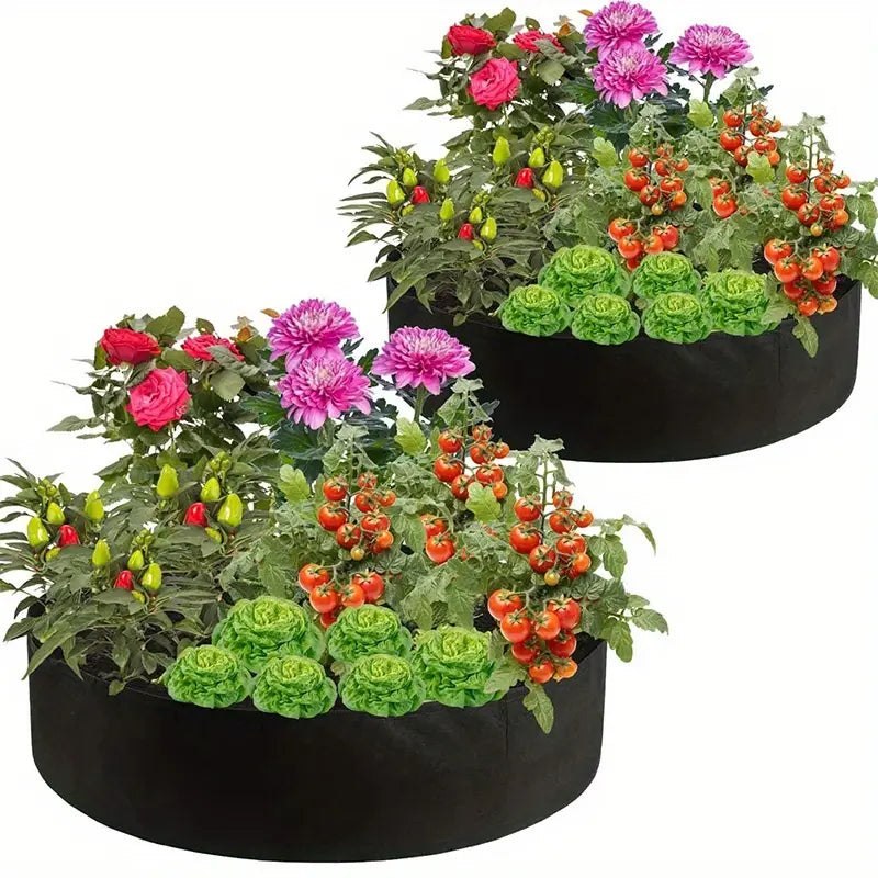 Bolsa Redonda Para El Crecimiento De Las Plantas - Contenedor De Jardín Para Facilitar El Crecimiento De Las Plantas Bolsa Redonda Para El Crecimiento De Las Plantas