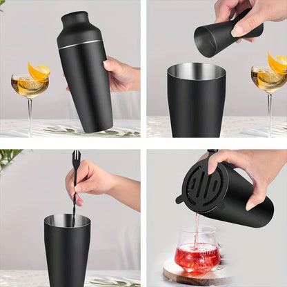Juego De Coctelería Profesional - Set De Barman De Acero Inoxidable Para Bebidas Perfectas