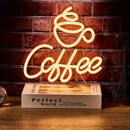 Señal De Neón De LED Para Café Para Decoración De Pared
