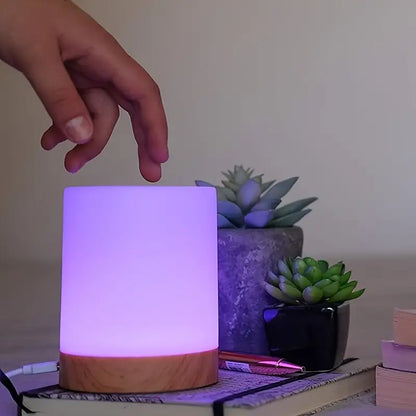 Luz LED Nocturna Regulable Con Diseño Moderno Y Cambio De Color