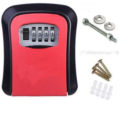 Caja Central Para Llaves Segura - Caja Fuerte Para Llaves Resistente A La Intemperie Con Código