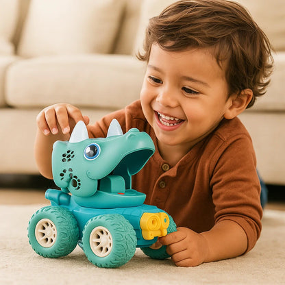 Camiones Monstruo Dino Push & Drive