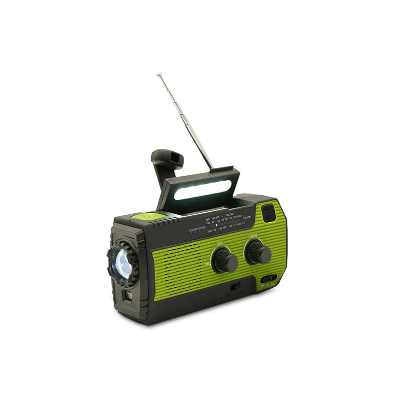 Radio De Emergencia Portátil Con Energía Solar - 5 Fuentes De Alimentación Para La Máxima Fiabilidad