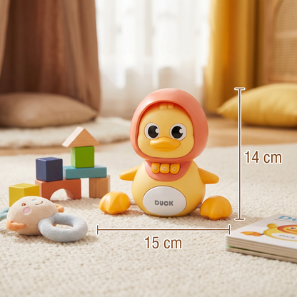 Familia de Patitos Juguete para Gatear y Aprender con Música para Bebés