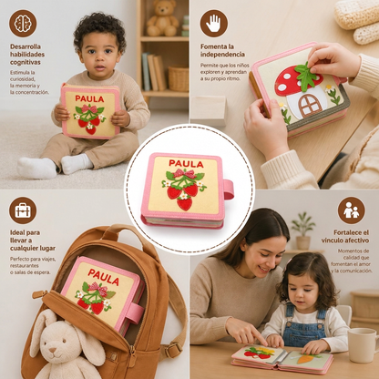 Libro De Fieltro Personalizado Para Niños