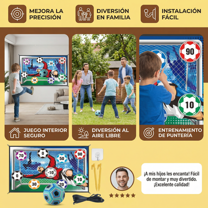 Muro Adherente para Tiros de Fútbol – Set de Entrenamiento y Juego para Interiores y Exteriores