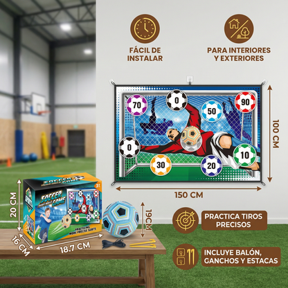Muro Adherente para Tiros de Fútbol – Set de Entrenamiento y Juego para Interiores y Exteriores