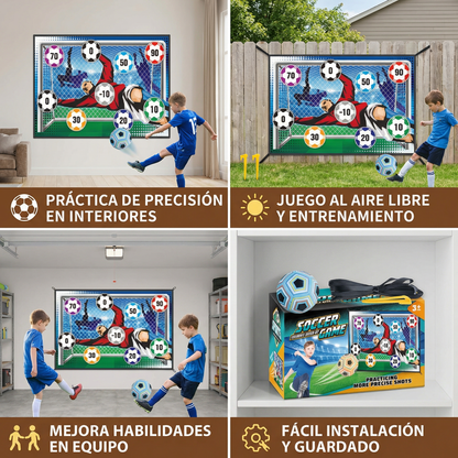 Muro Adherente para Tiros de Fútbol – Set de Entrenamiento y Juego para Interiores y Exteriores