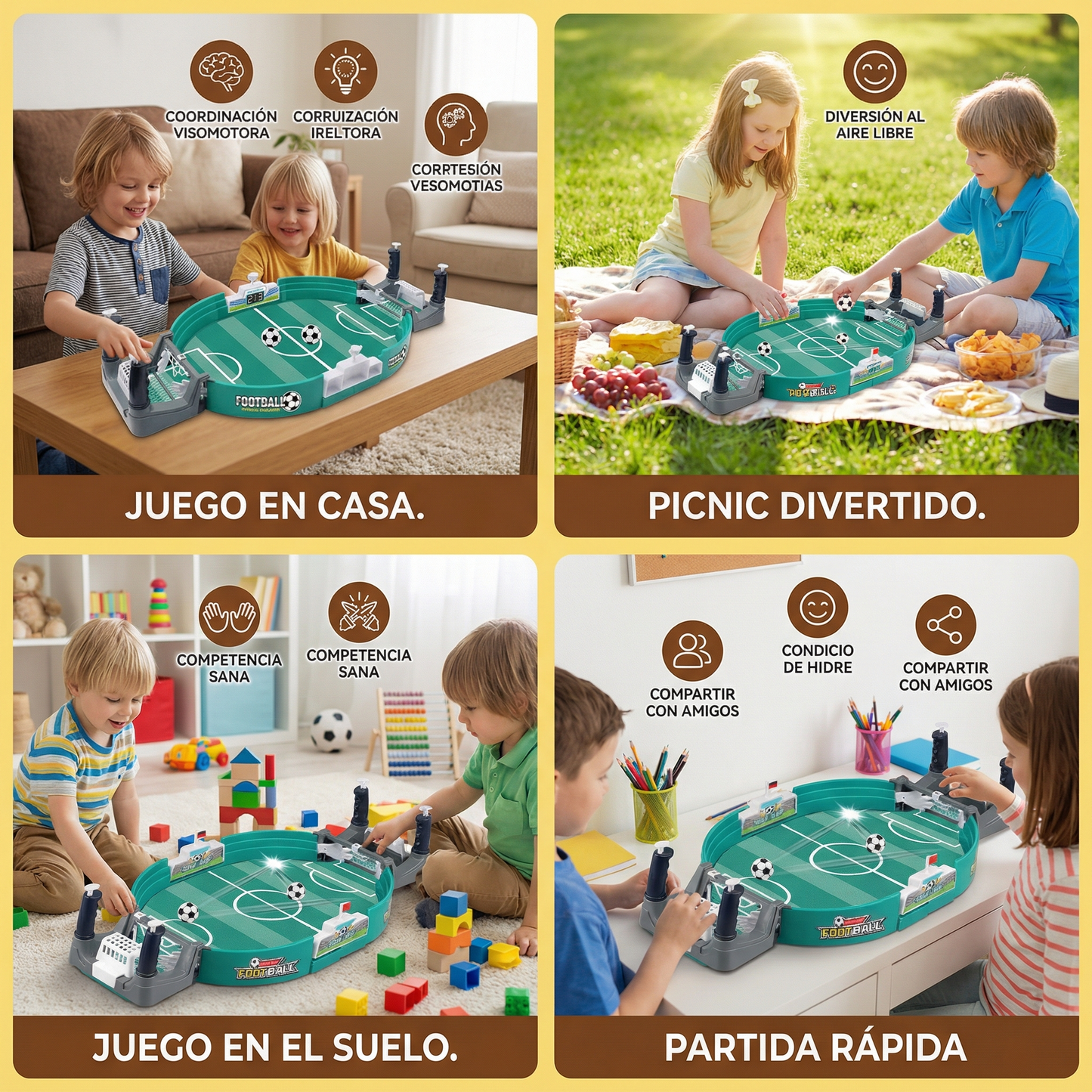 Mini Futbolín de Mesa