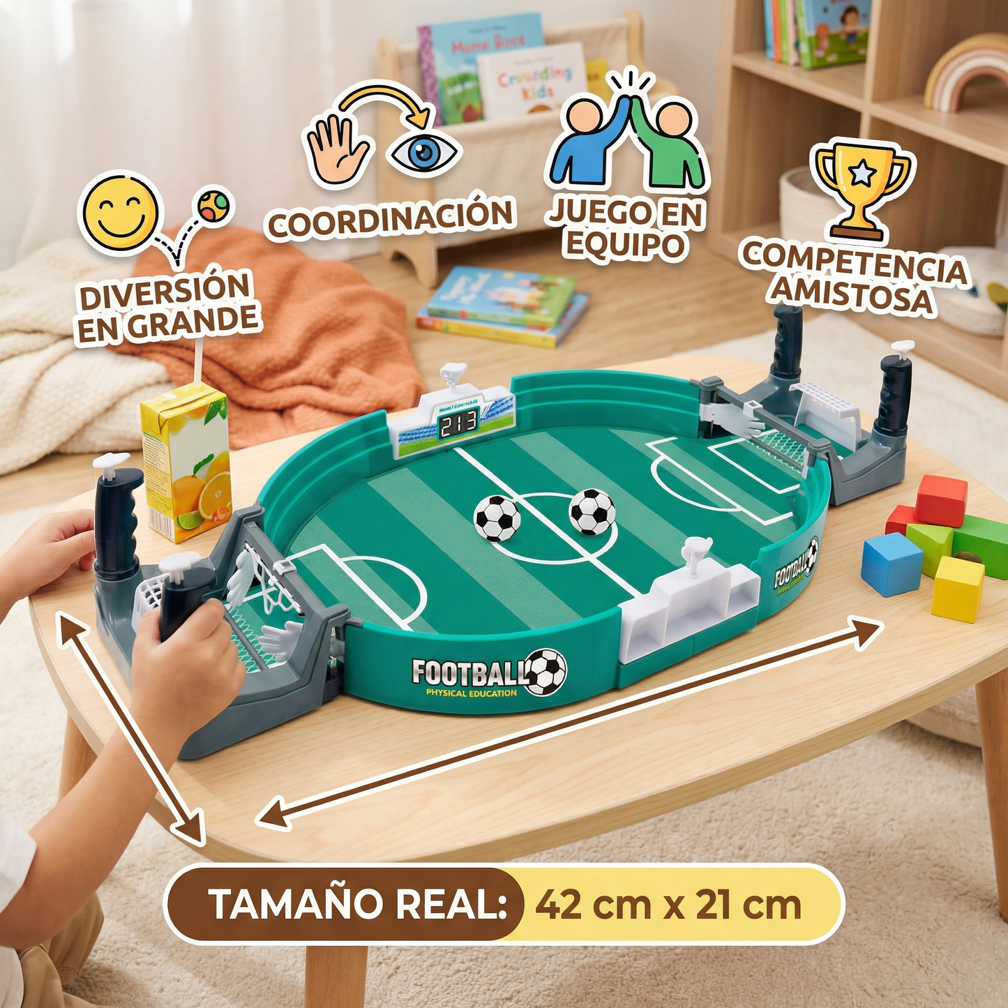 Mini Futbolín de Mesa