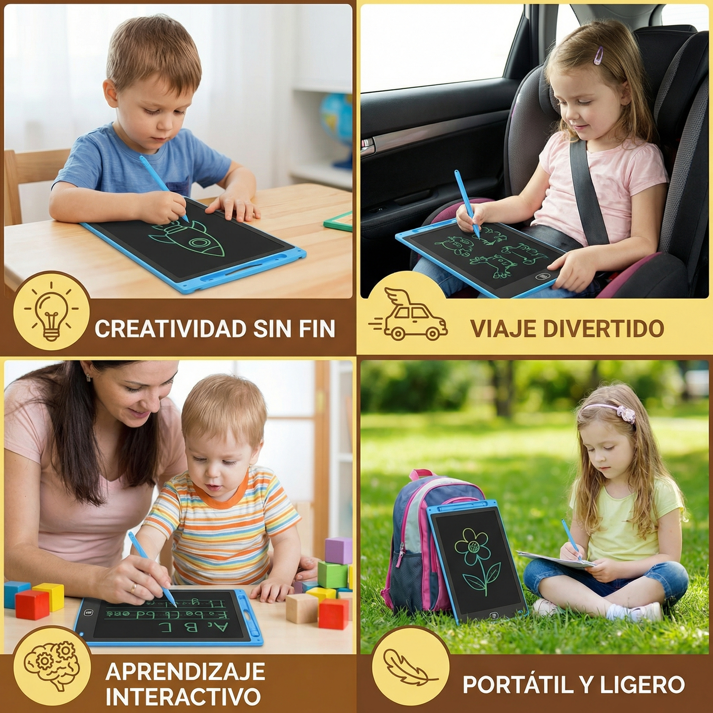 Pizarra mágica para niños