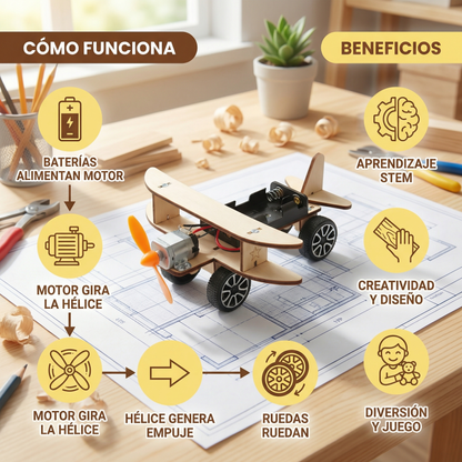 Juguete de construcción científica creativo – ¡La ciencia que divierte!