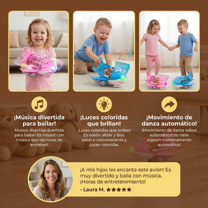Juguete de avión divertido y danzante