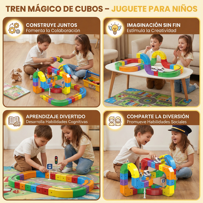 Tren mágico de cubos – juguete para niños