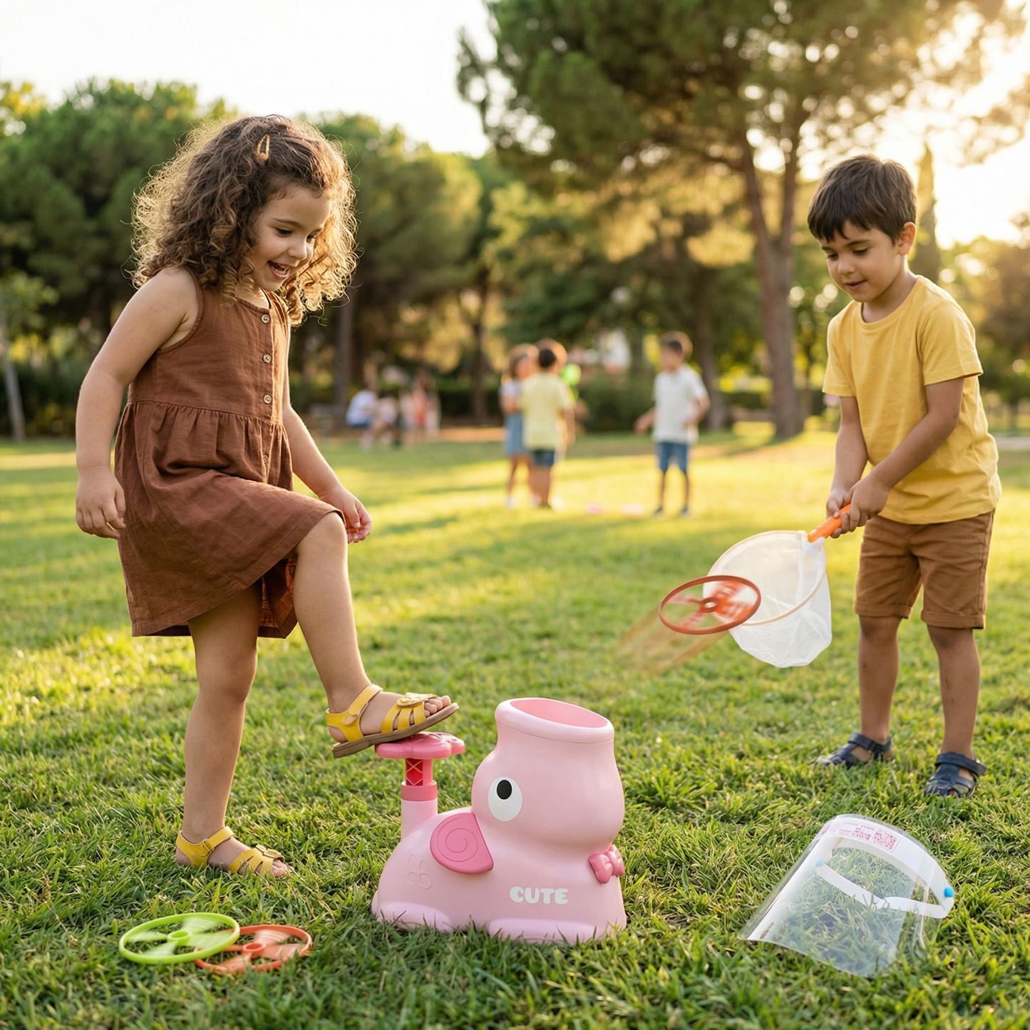 Lanzador de Discos Voladores