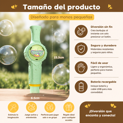 Juguete Interactivo de Raquetas con Pelota Burbuja para Niños
