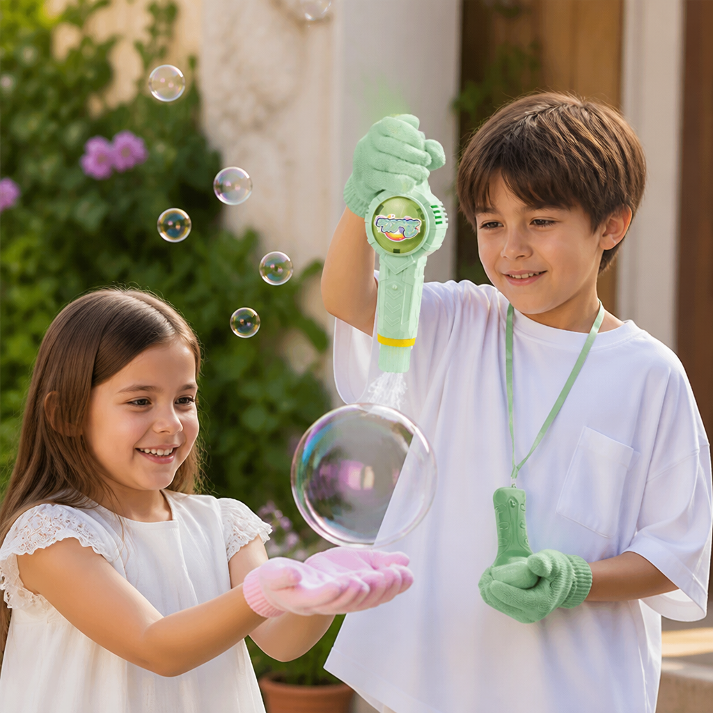 Juguete Interactivo de Raquetas con Pelota Burbuja para Niños