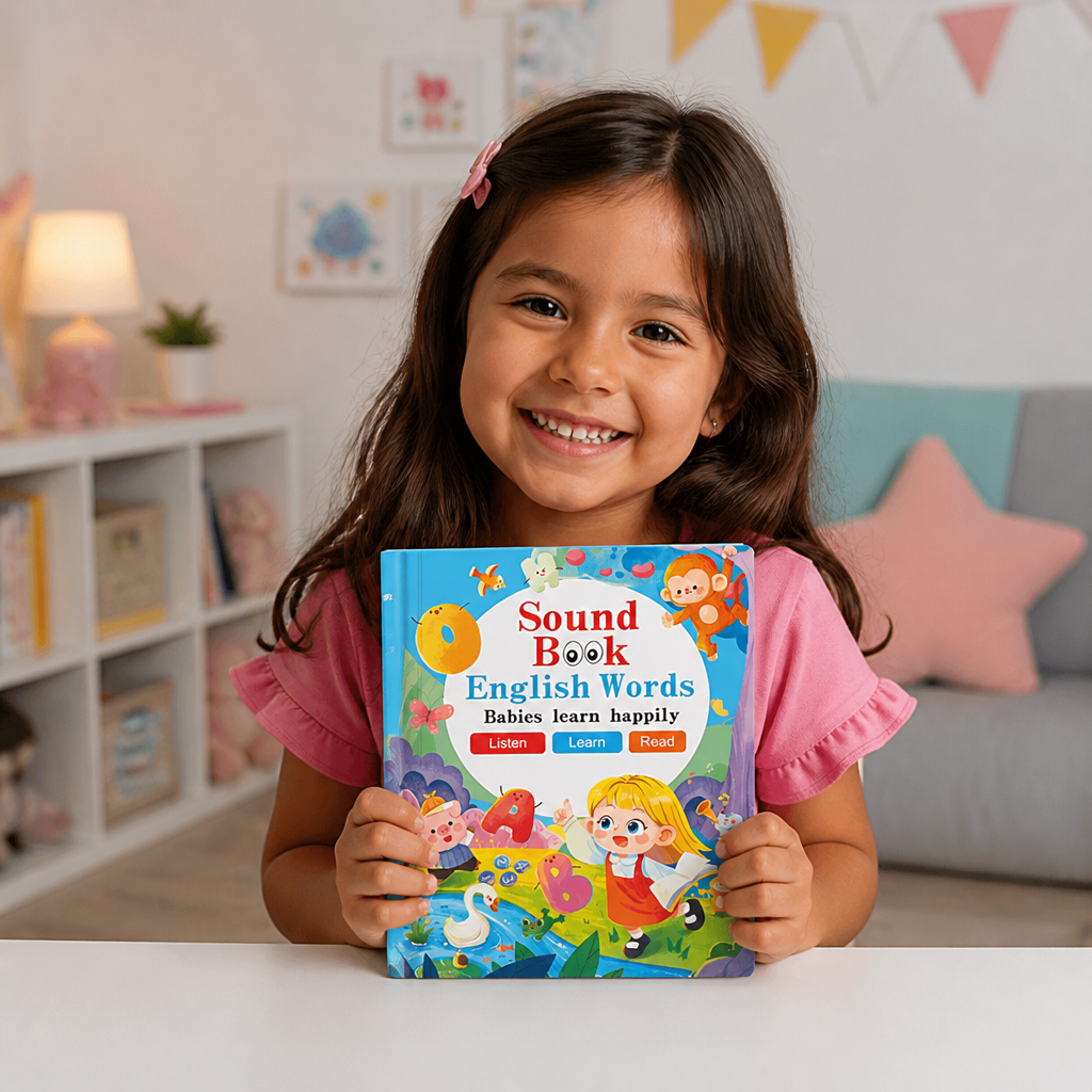 Libro Sonoro Interactivo de Inglés para Niños – Toca, Escucha y Aprende Jugando