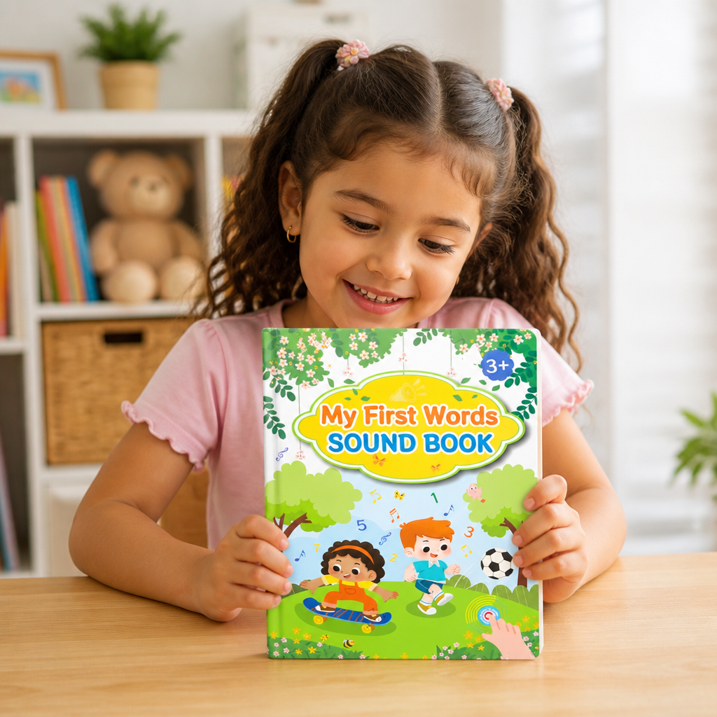 Libro Sonoro Interactivo de Inglés para Niños – Toca, Escucha y Aprende Jugando
