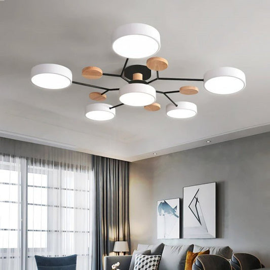 Lámpara de Techo Led en Forma de Rama