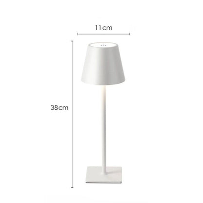 Lámpara Led de Mesa con Batería Recargable Elegante Lámpara Led de Sobremesa con Batería Recargable