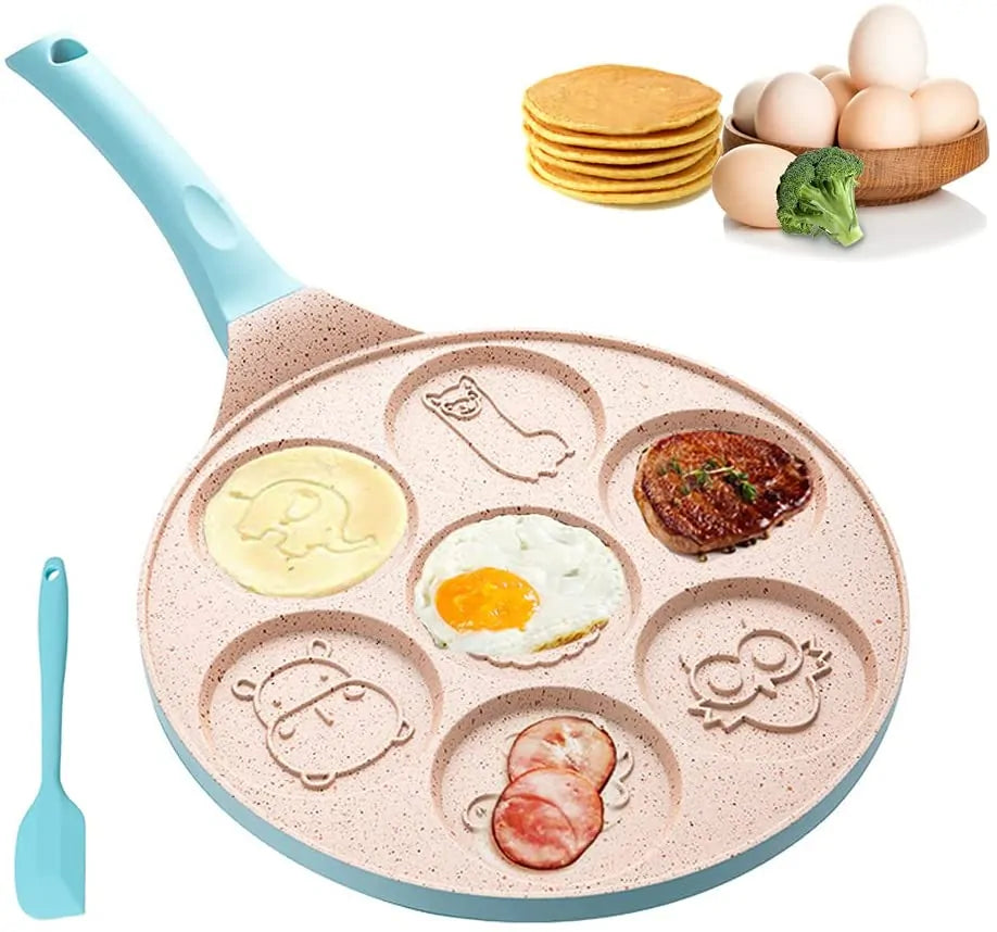 Sartén De Desayuno Para Niños - Divertidos Moldes Para Tortitas Y Huevos Fritos