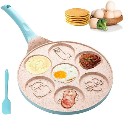 Sartén De Desayuno Para Niños - Divertidos Moldes Para Tortitas Y Huevos Fritos