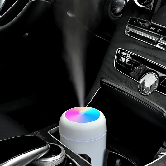 Humidificador Compacto Con Aromaterapia Alimentado Por Usb Para El Coche Y El Dormitorio
