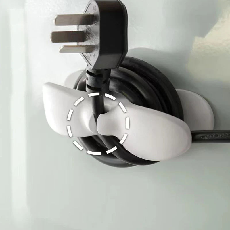 Práctico Juego de 5 Organizadores de Cables Multiusos Prácticos Organizadores de Cables Multiusos