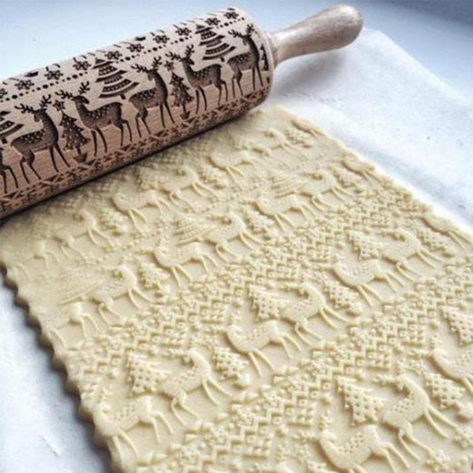 Rodillo De Repostería Grabado Para Patrones Creativos
