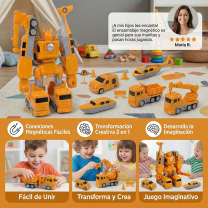 Vehículos magnéticos transformables