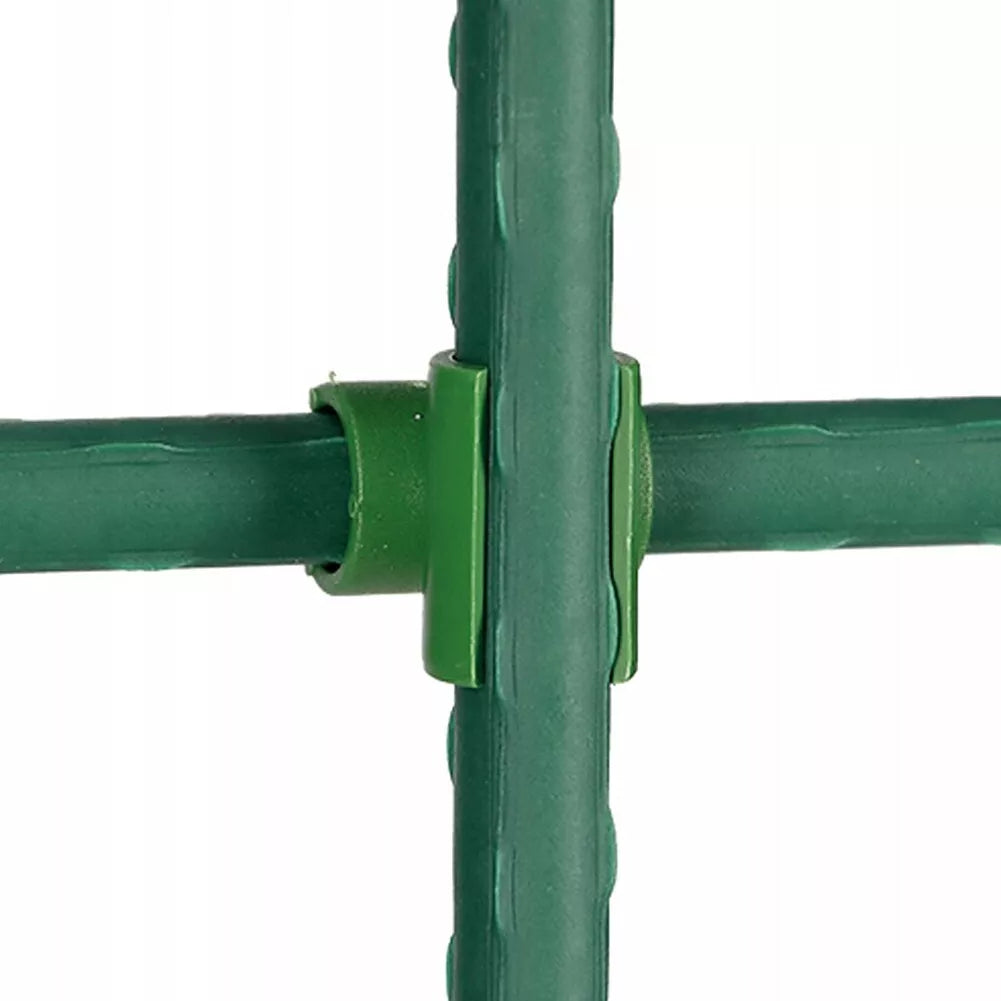 Pinza de Soporte de Plantas para Vallas de Jardín - Práctico Soporte de Pinza para Postes y Mallas