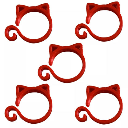 Pinza para Plantas con Forma de Gato - Simpático Soporte para Plantas de Jardín y de Interior