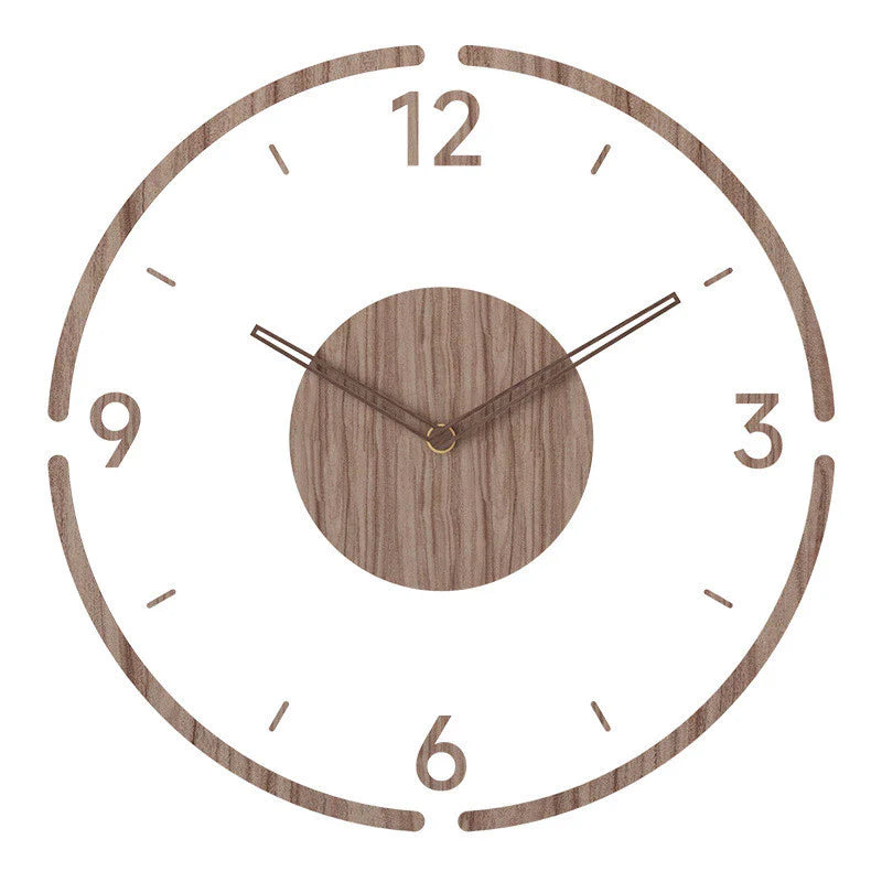 Reloj de Madera de Diseño Nórdico para la Pared Diseño Nórdico para la Pared
