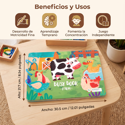 Libro Montessori de descubrimiento de profesiones para niños