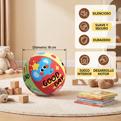Pelota de juego interior suave y segura con bajo ruido para niños